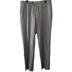Indochino Pants Mens size 62 Gray Dress 100% Wool Mens Newbury